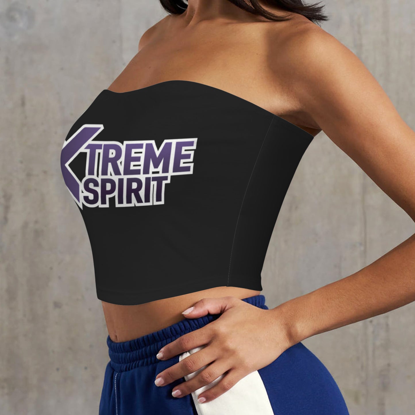 Backless Tube Crop Top