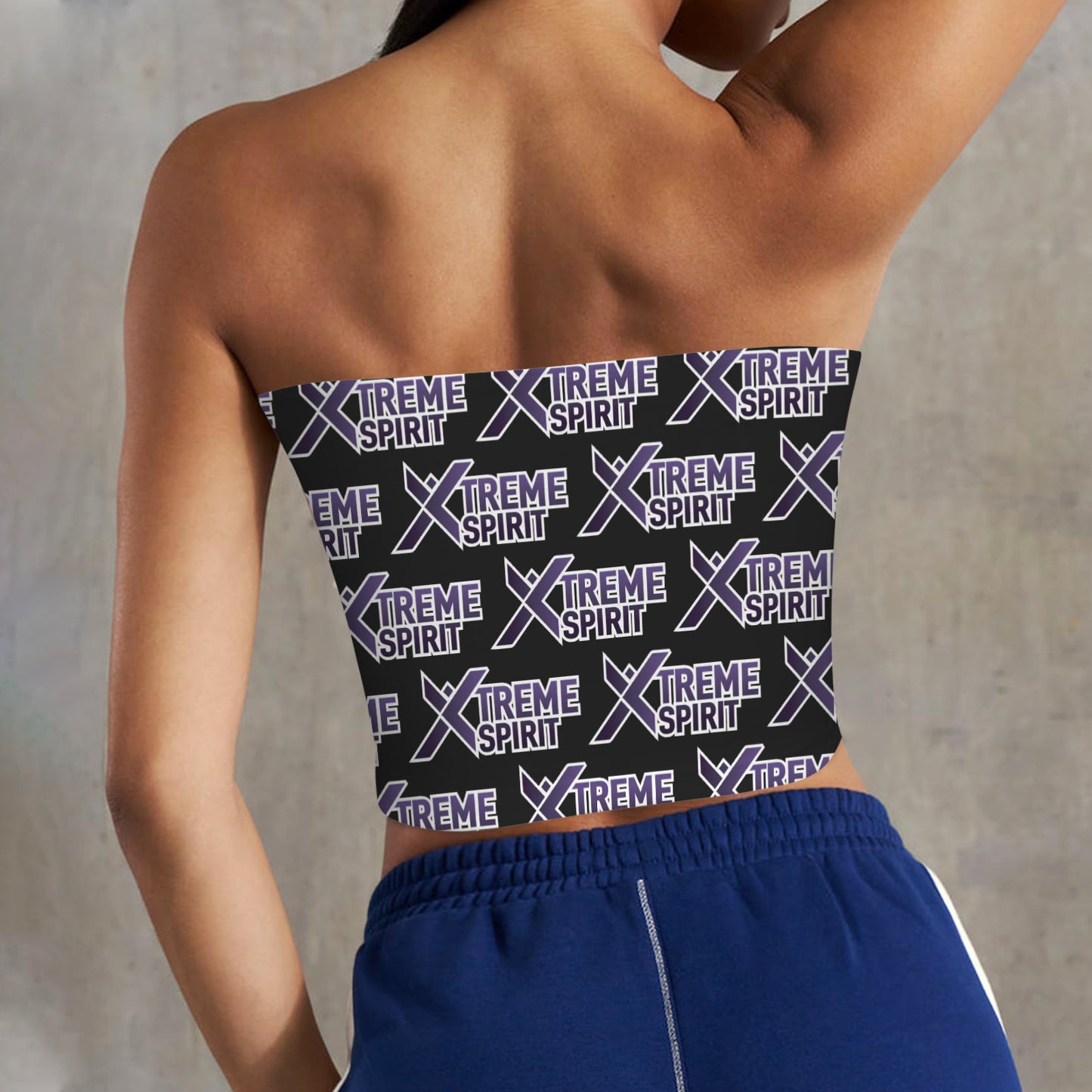 Backless Tube Crop Top