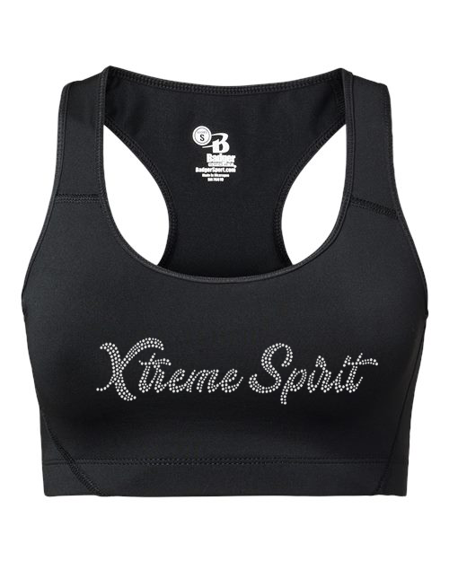 Rhinestones Xtreme Spirit 1-color stones Women's Sports Bra
