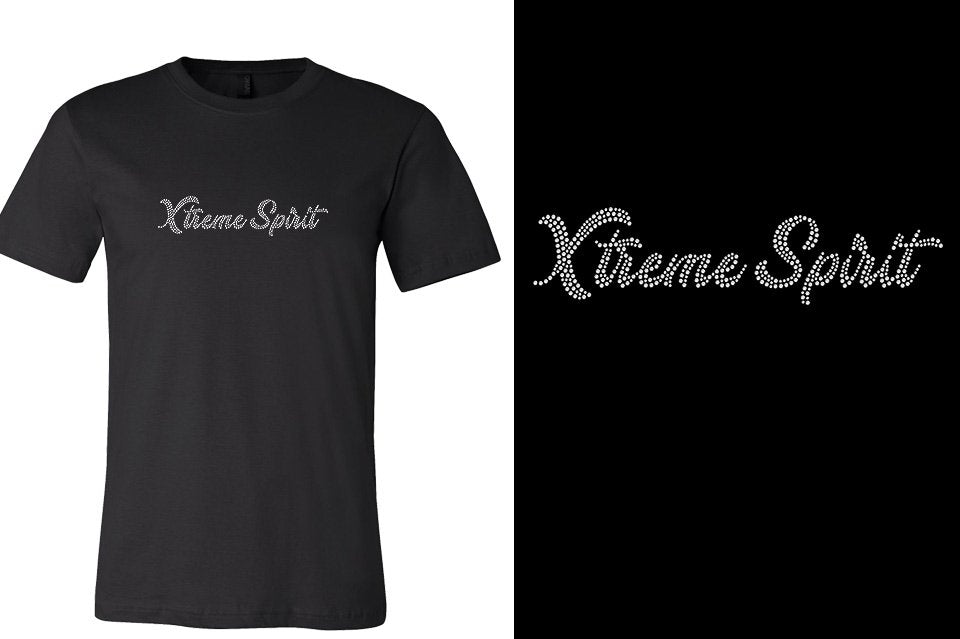 Rhinestones Xtreme Spirit 1-color stones Unisex t-shirt