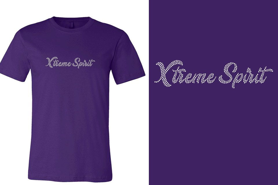 Rhinestones Xtreme Spirit 1-color stones Unisex t-shirt