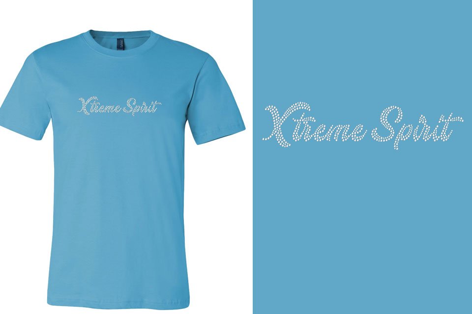 Rhinestones Xtreme Spirit 1-color stones Unisex t-shirt
