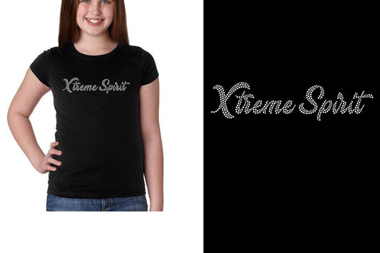 Rhinestones Xtreme Spirit 1-color stones Girls' Princess T-Shirt