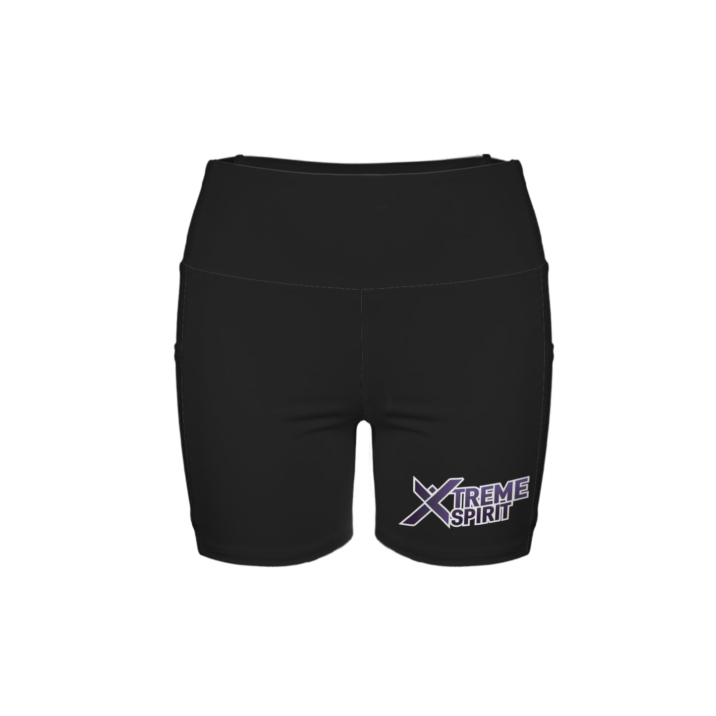High Waist Deep Pockets Yoga Shorts